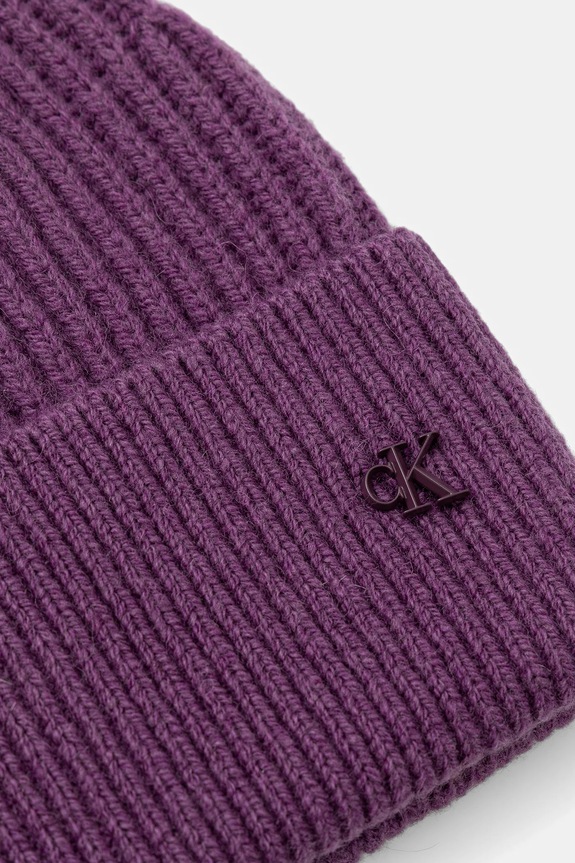 Dodaci Vunena kapa Calvin Klein LV04D8032G ljubičasta