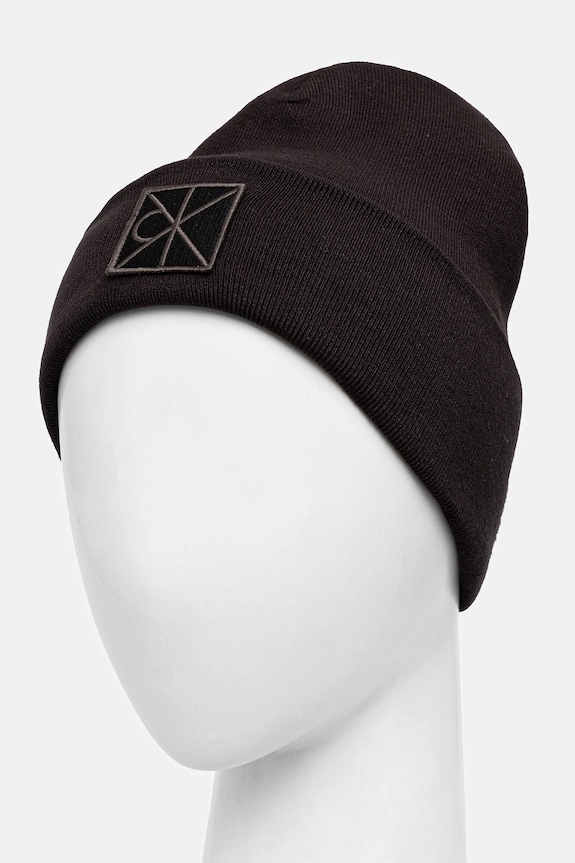 Σκούφος Calvin Klein LV04D8052G μαύρο AW25