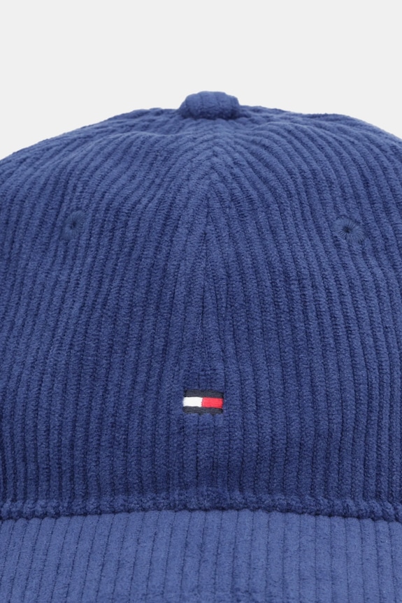 Menčestrová baseballová čiapka Tommy Hilfiger AM0AM13583 tmavomodrá AW25
