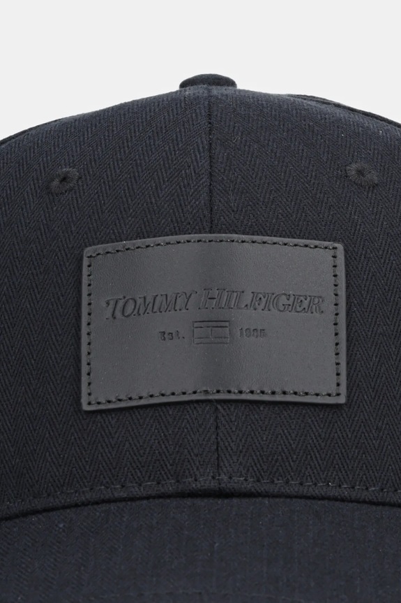 Bombažna bejzbolska kapa Tommy Hilfiger AM0AM13585 črna AW25