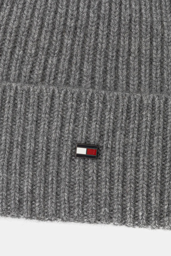 Αξεσουάρ Σκούφος από κασμίρ Tommy Hilfiger AM0AM13586 γκρί