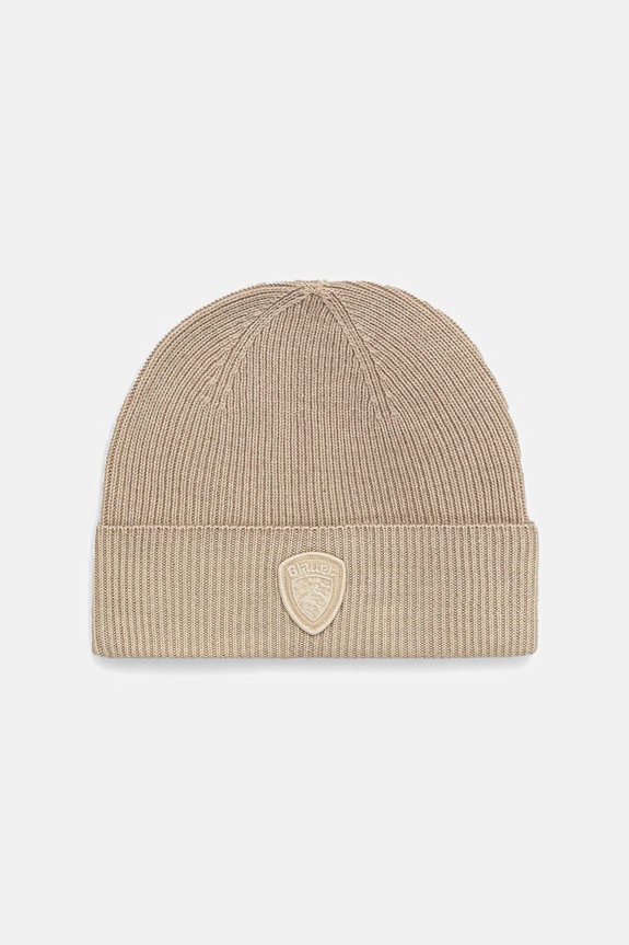 Μάλλινο σκουφί Blauer OLIVER μαλλί μπεζ BLUA05296