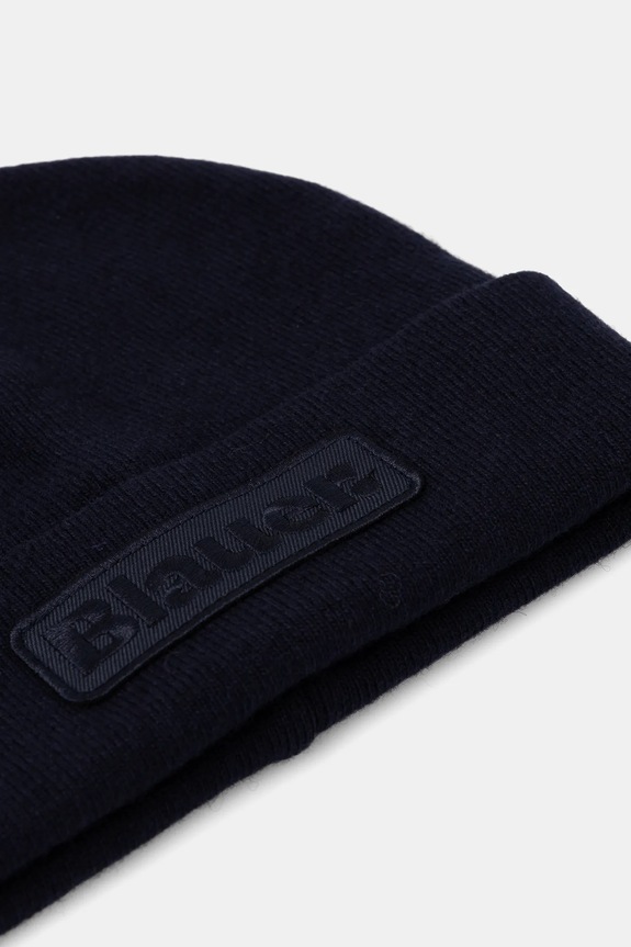 Μάλλινο σκουφί Blauer CHESHIRE BLUA05299 σκούρο μπλε AW25