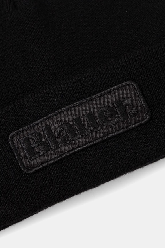Μάλλινο σκουφί Blauer CHESHIRE BLUA05299 μαύρο AW25