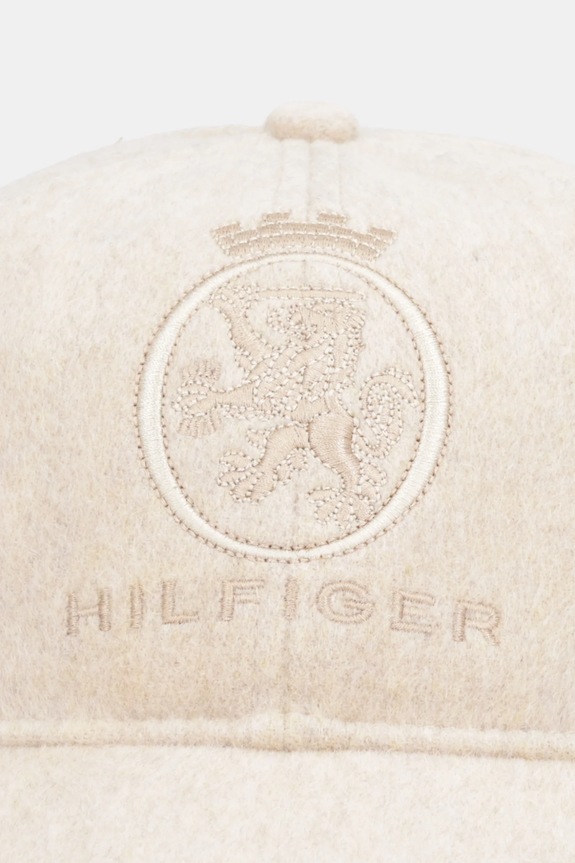 Vlnený šilt Tommy Hilfiger AM0AM13827 béžová AW25