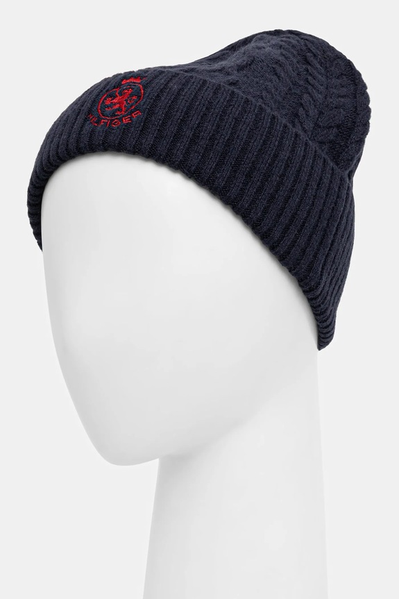 Tommy Hilfiger czapka AM0AM13828 granatowy AW25