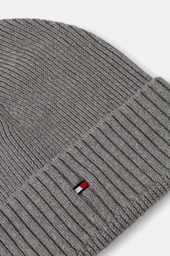 Tommy Hilfiger pălărie și mănuși din amestec de cașmir 2-pack gri AM0AM13806