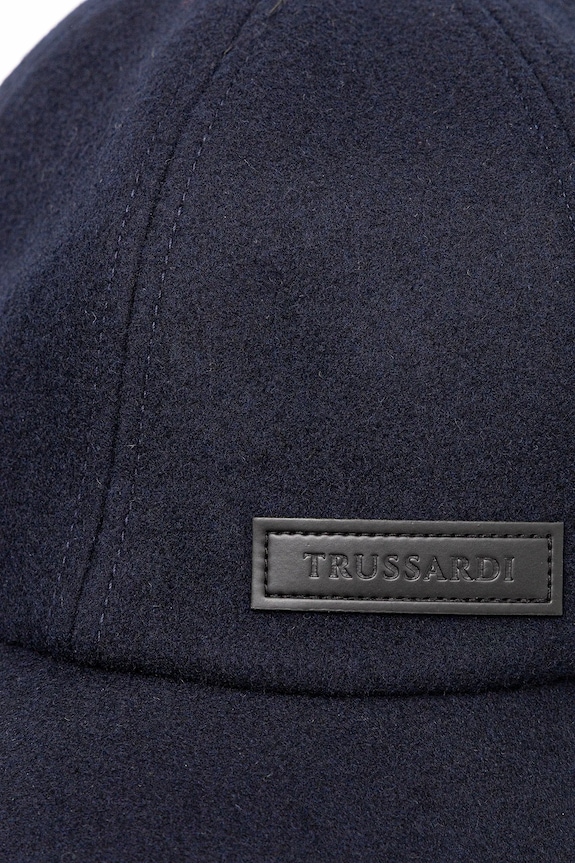 Trussardi cappello da baseball con lana E001C000007N blu navy AW25