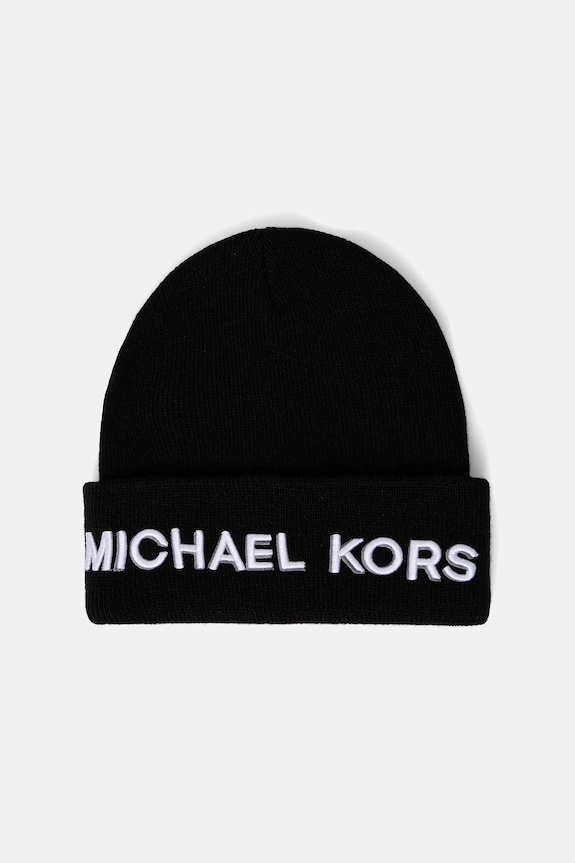 Michael Kors căciulă imprimeu negru MKMC542072