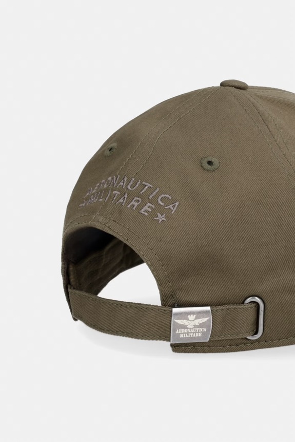 Accesorii Aeronautica Militare șapcă de baseball din bumbac HA1100UCT02848 verde