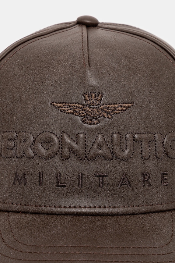 Καπέλο Aeronautica Militare HA1191DCT03415 καφέ AW25