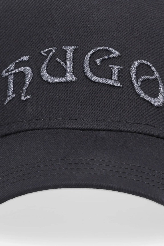 HUGO șapcă de baseball din bumbac Jude-GL 50550608 negru AW25