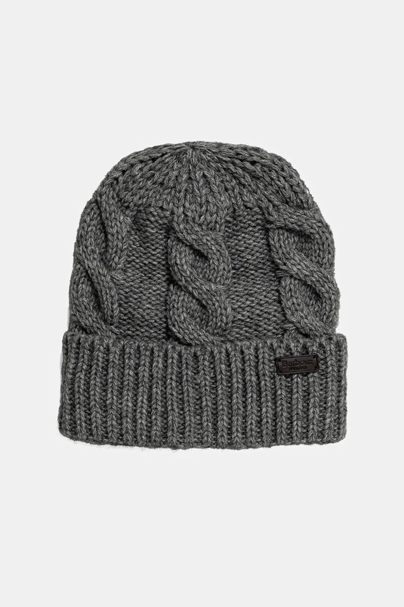 Čiapka a šál Barbour MGS0096 sivá AW25