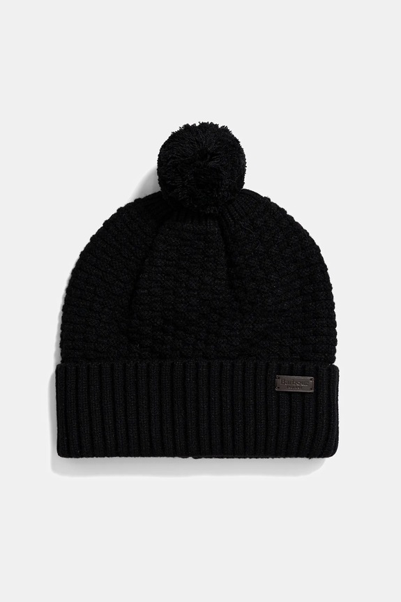 Σκούφος και κασκόλ Barbour MGS0097 μαύρο AW25