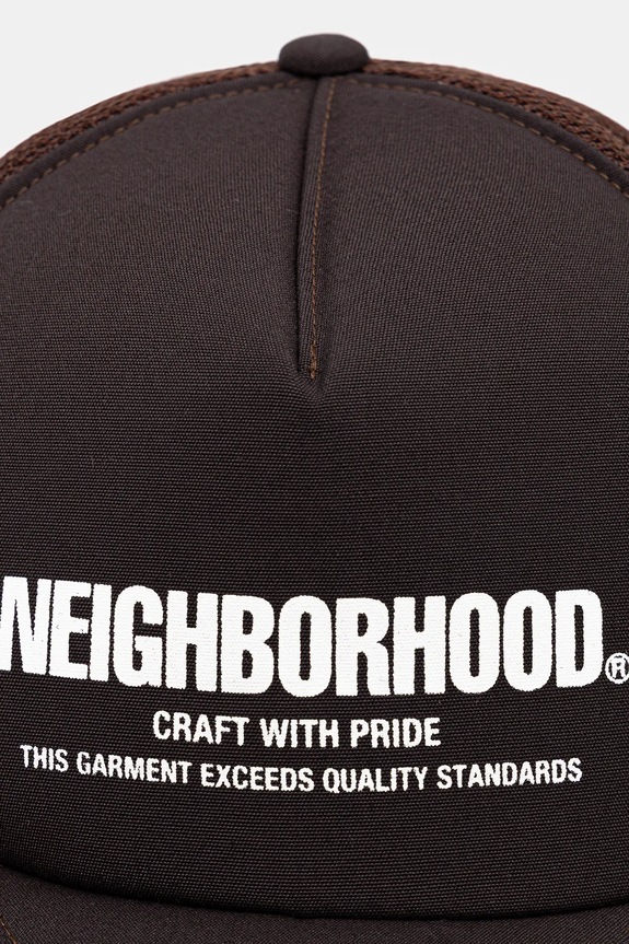 NEIGHBORHOOD berretto da baseball mesh cap-1 251YGNH.HT06 marrone AW25