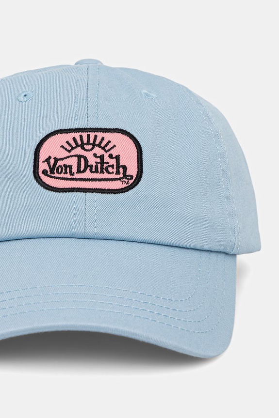 Von Dutch bejzbalová čiapka pánska menčestrová VD.1.CD.LOG modrá SS26