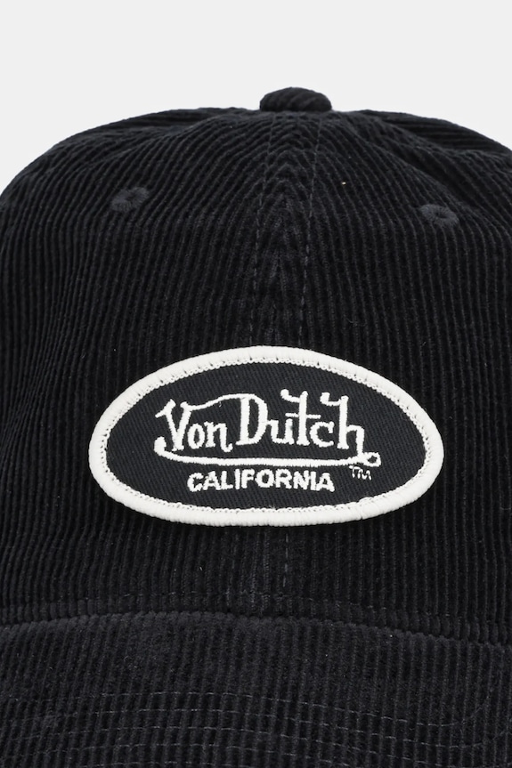 Bavlnená šiltovka Von Dutch VD.1.CD.LOG čierna SS26