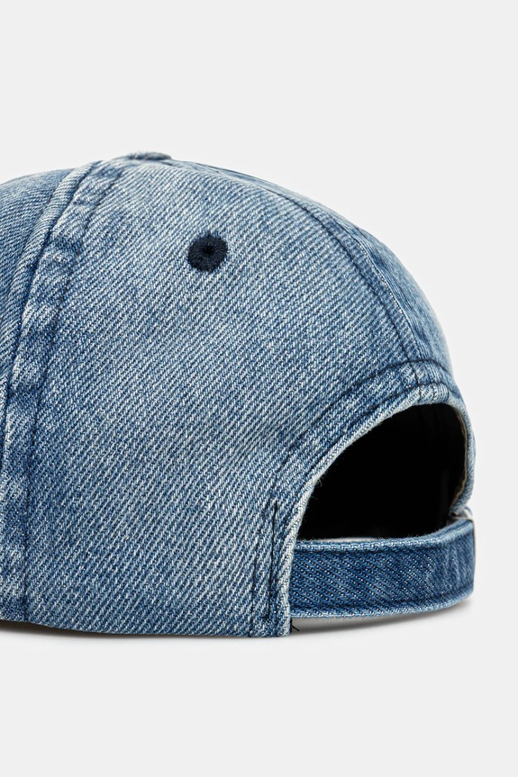 Akcesoria RHUDE czapka z daszkiem jeansowa RHPF25HA01741 niebieski