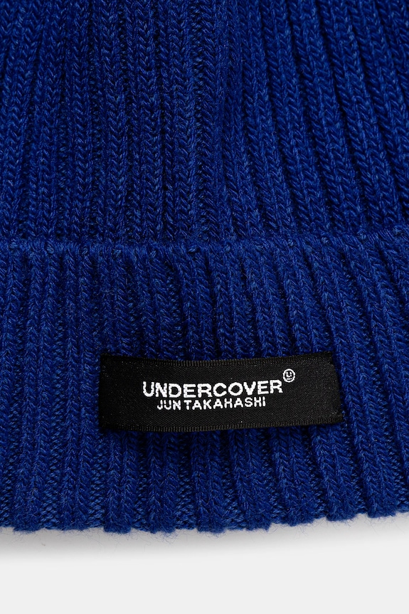 Akcesoria Undercover czapka z domieszką wełny Beanie UC2E4H02 niebieski