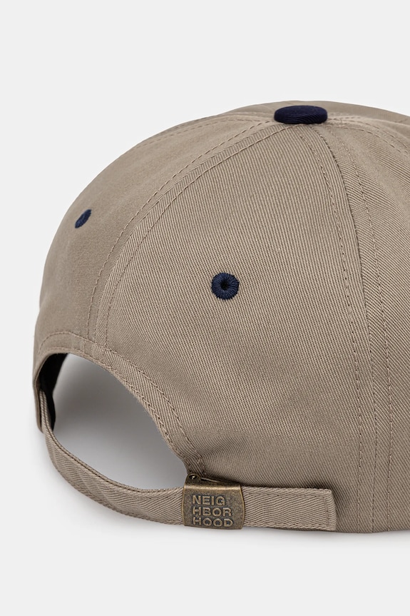 Akcesoria NEIGHBORHOOD czapka z daszkiem BICOLOR DAD CAP 252HCNH.HT04 granatowy