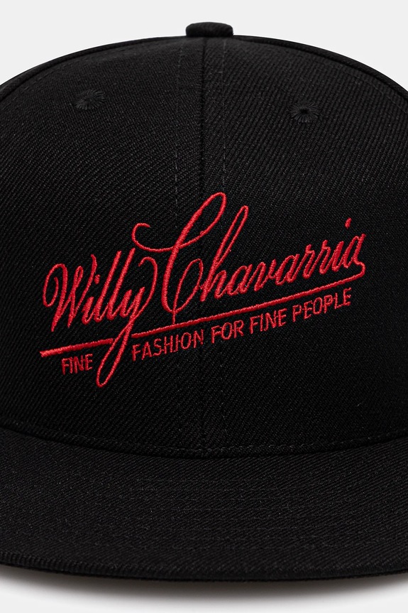 Кепка Willy Chavarria Fine Fashion WCASC0042.001 чорний AW25