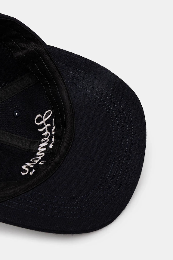 Шапка с добавлением шерсти Human Made 6PANEL WOOL тёмно-синий HM30GD052