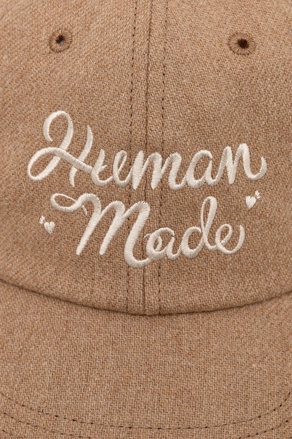 Human Made czapka z dodatkiem wełny 6PANEL WOOL HM30GD052 beżowy AW25