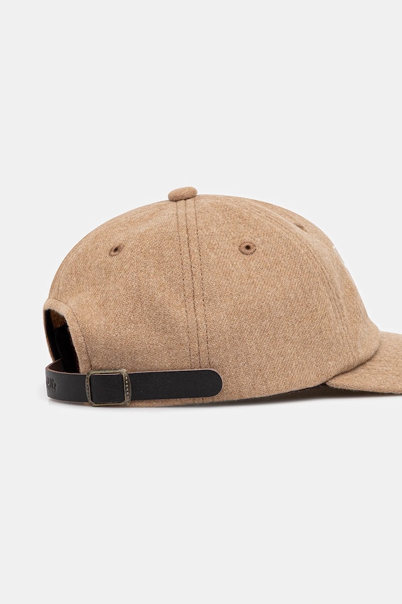 Akcesoria Human Made czapka z dodatkiem wełny 6PANEL WOOL HM30GD052 beżowy