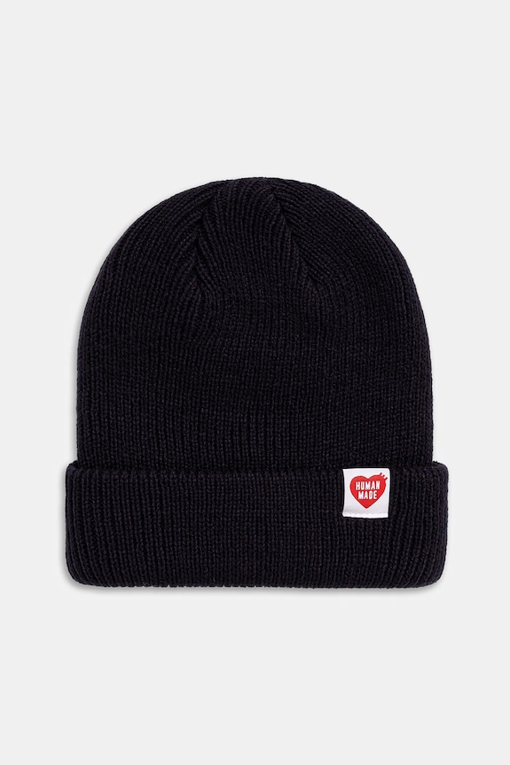 Шапка Human Made CLASSIC BEANIE гладкий темно-синій HM30GD073