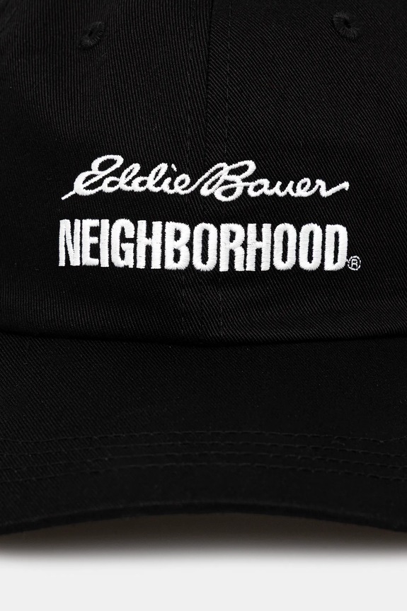 Pamučna kapa NEIGHBORHOOD X EDDIE BAUER DAD 252ZMEBN.HT03 crna AW25