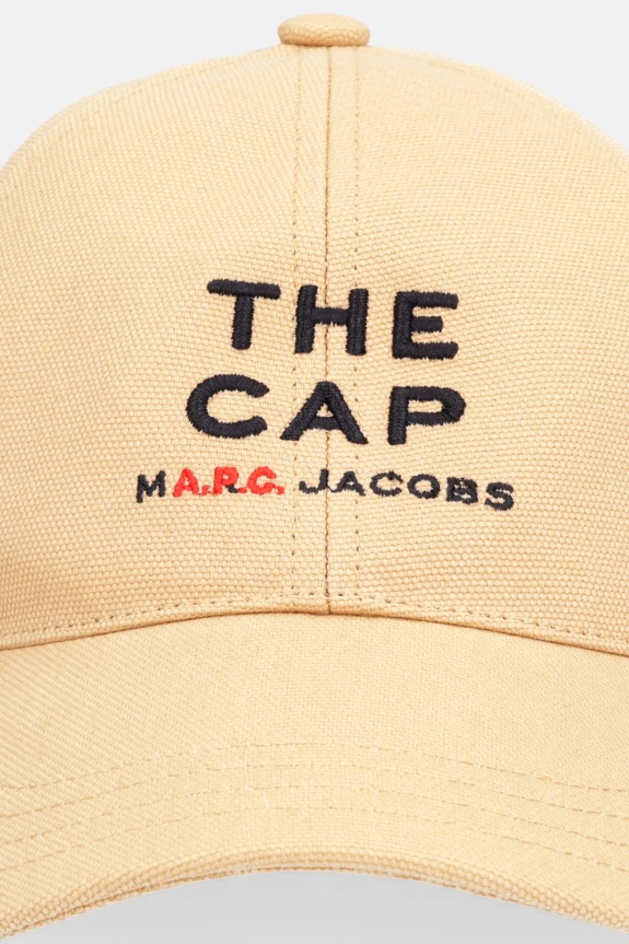 A.P.C. czapka z daszkiem bawełniana A.P.C. x MARC JACOBS COHKM.M24173 beżowy AW25