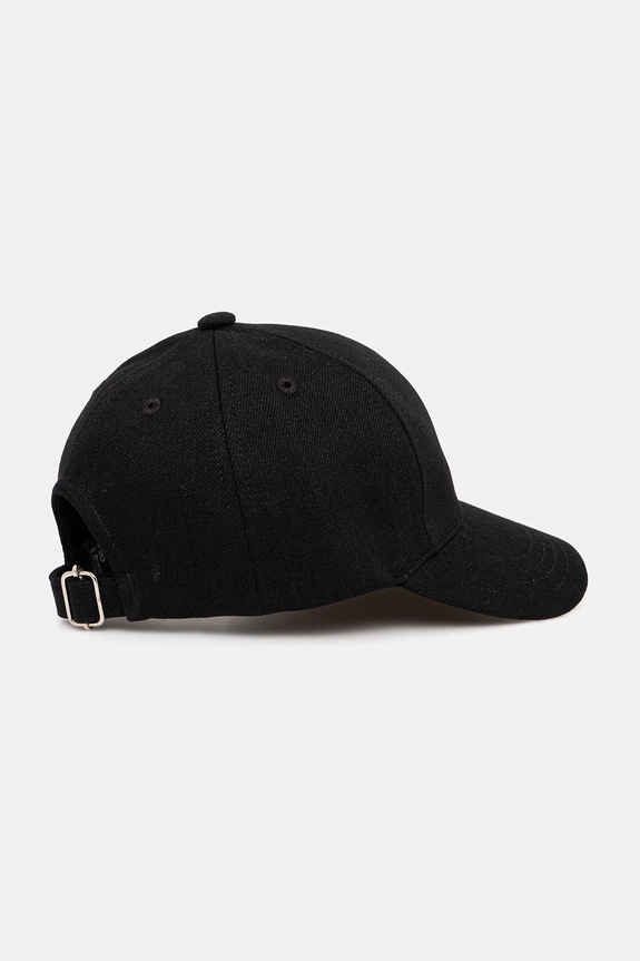 Akcesoria A.P.C. czapka z daszkiem casquette charlie COZZS.M24069 czarny