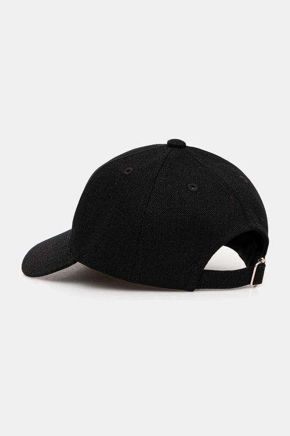 A.P.C. czapka z daszkiem casquette charlie czarny COZZS.M24069