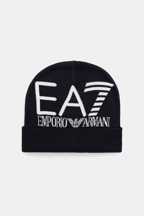 EA7 Emporio Armani sapka közepesen vastag sötétkék AF11994.7X000006