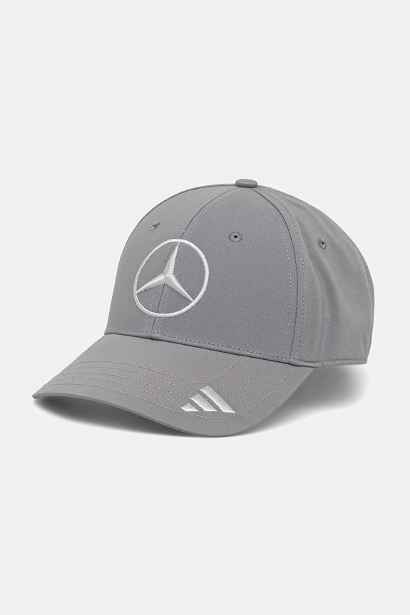 adidas czapka z daszkiem x Mercedes aplikacja szary JZ9405