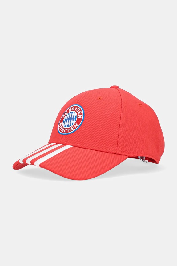 adidas Performance baseball sapka FC BAYERN MUENCHEN aplikációval piros JX0497