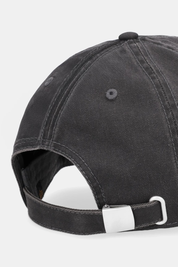 Akcesoria Alpha Industries czapka z daszkiem bawełniana 258901.03 szary