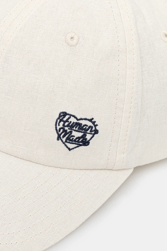 Lněná kšiltovka Human Made HM29GD046 béžová AW25