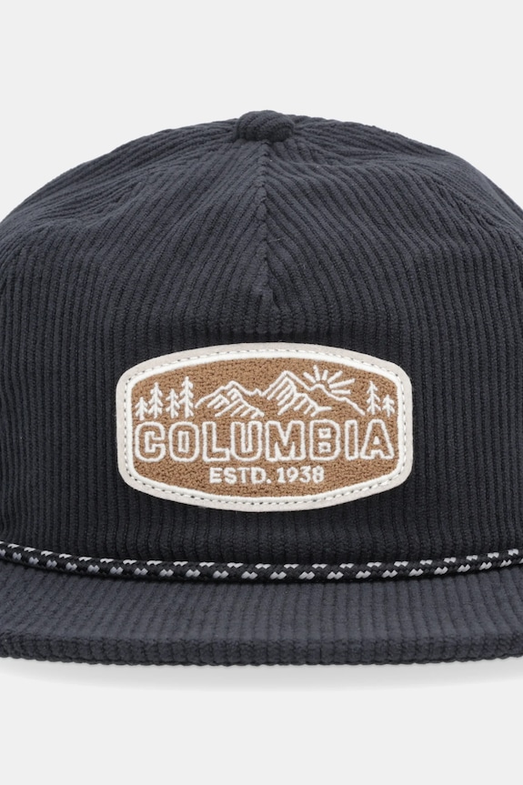 Columbia șapcă de baseball din catifea 2092401 negru AW25