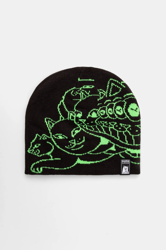 Čiapka Puma PUMA x RIPNDIP stredne hrubá čierna 26596