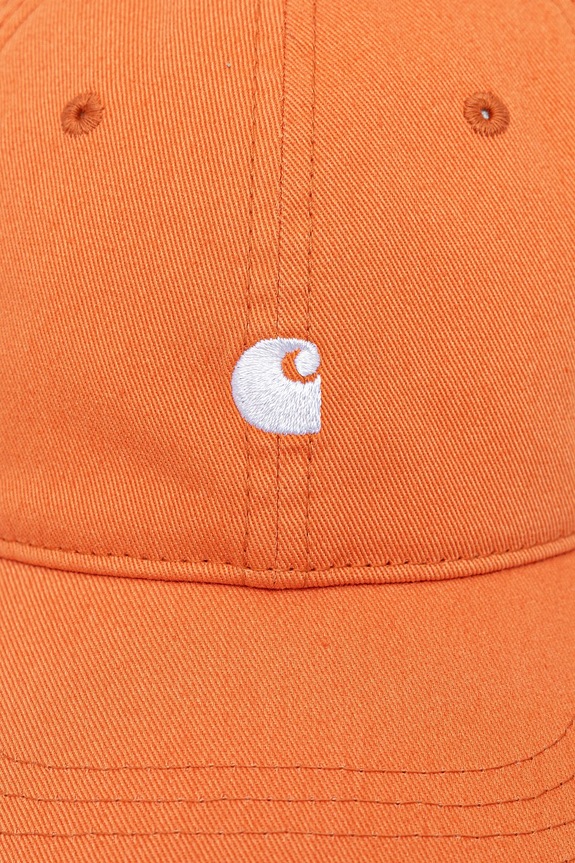 Carhartt WIP baseball cap Madison Logo I023750.32UXX orange AW25