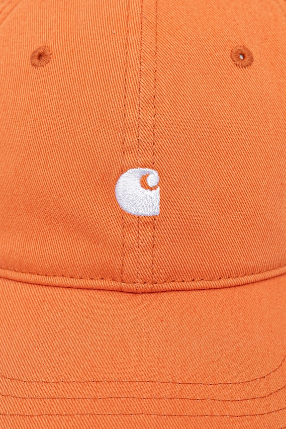 Carhartt WIP baseball cap Madison Logo I023750.32UXX orange AW25