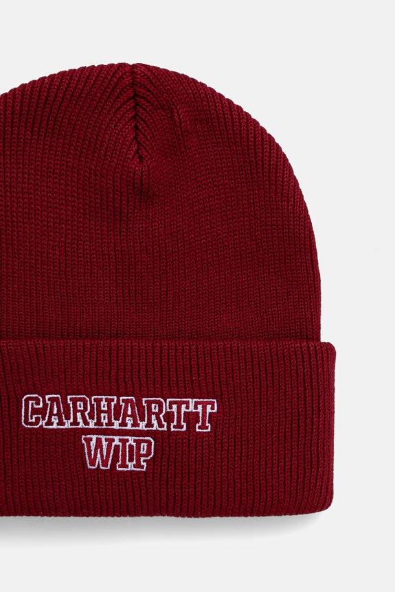 Accessories Carhartt WIP cotton beanie Alumni I035270.H8XX maroon