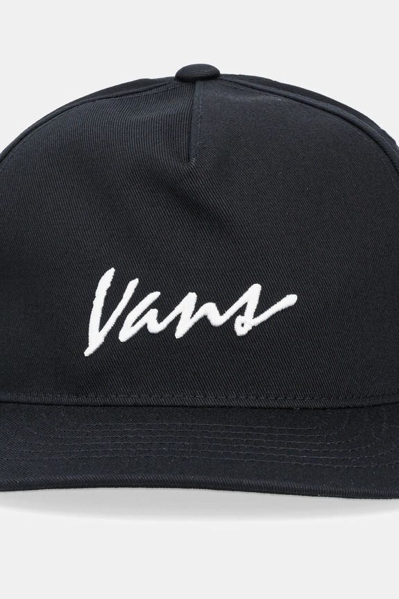 Vans czapka z daszkiem bawełniana VN000QAGBLK1 czarny AW25