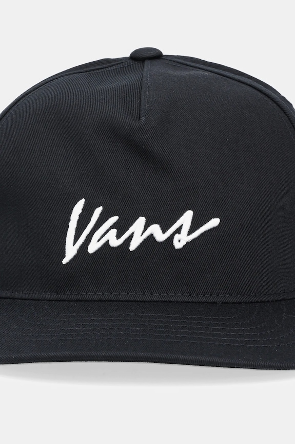 Vans czapka z daszkiem bawełniana VN000QAGBLK1 czarny AW25