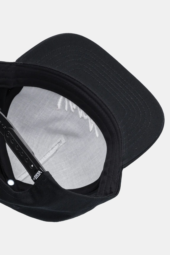 Vans czapka z daszkiem bawełniana czarny VN000QAGBLK1