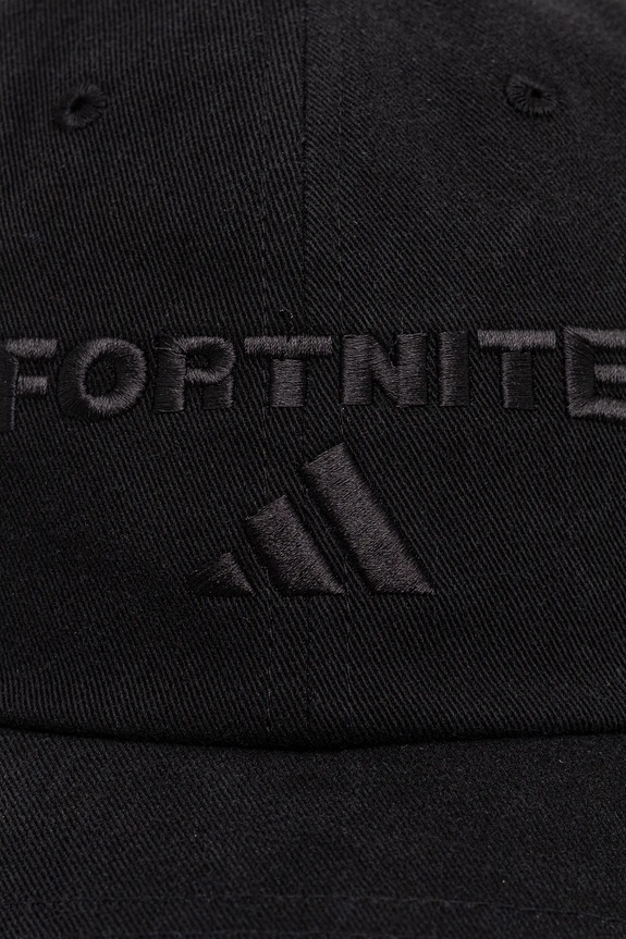 adidas czapka z daszkiem bawełniana Fortnite czarny JN2691