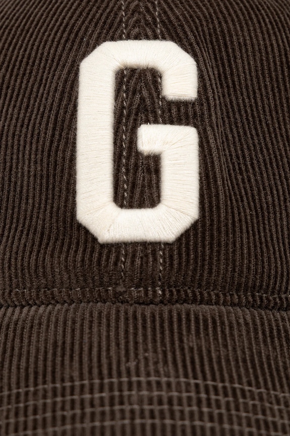 Gant cappello con visiera in velluto a coste verde 9900280