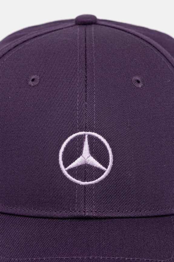 Βαμβακερό καπέλο του μπέιζμπολ adidas x Mercedes JZ2547 μωβ AW25