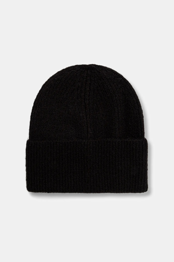 Jack Wolfskin czapka z domieszką wełny FUZZY z domieszką wełny czarny A65238